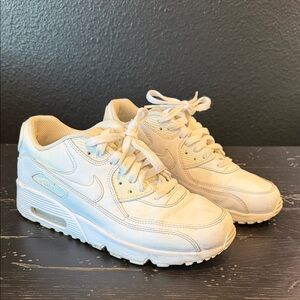 Nike Air Max ’90 Nixon White Leather Shoes Kids (Size: US 6Y)